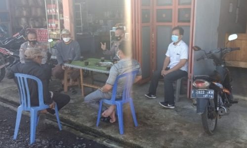 Kapolres Lampung Barat Melalui Polsek Sekincau Giat Ops Bina Waspada Krakatau Lakukan Binluh Ke Tokoh Masyarakat