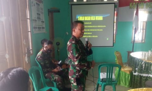 Kodim 0427/Way Kanan Adakan Sosialisasi Cegah Radikalisme Di Kampung Lembasung