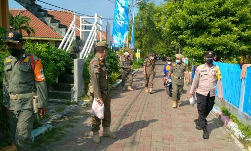 Ops Yustisi Gabungan Polsek Kep Seribu Utara di KTJ Pulau Kelapa Jaring 4 Pelanggar