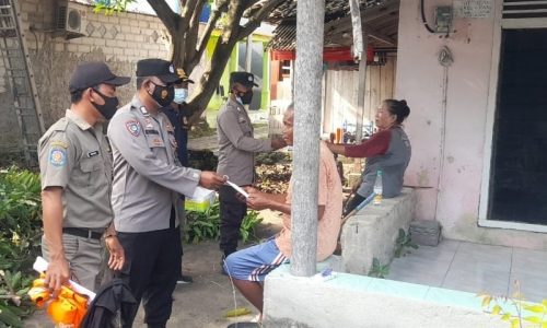 1.500 Masker Dibagikan Polres Kep Seribu Tetap Gigih Cegah Covid-19