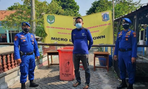Micro Lockdown, Polres Kep Seribu Batasi Kegiatan Warga di 3 RT