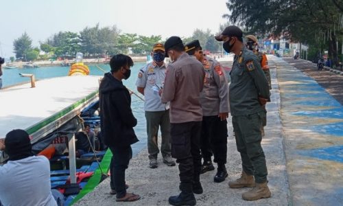 10 Pelanggar  Ops Yustisi di Pulau Lancang dikenakan Sanksi Polres Kep Seribu Utara