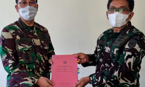 Kapok Sahli Koarmada I Bacakan Memorandum Jelang Serah Terima Jabatan