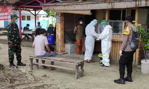 Kendalikan Kasus Covid-19 Polsek Kep Seribu Selatan Terus Lakukan Giat Pencegahan dan 3T