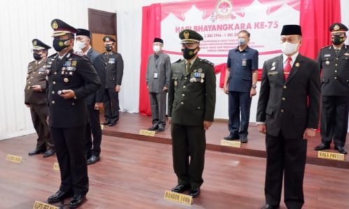 Hari Bhyangkara, Pemkab Wajo Apresiasi Polri Dalam Penanganan Covid-19.