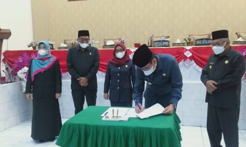 Pemko Sawahlunto Dan DPRD Sepakat  Tandatangani Nota Kesepahaman KUA-PPAS APBD Tahun Anggaran 2022