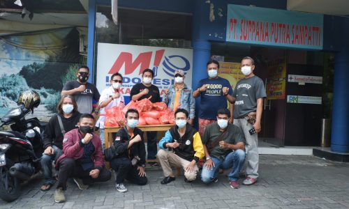 Media Independent Online, Jakbar Peduli Salurkan Bantuan Sembako Untuk Jurnalis