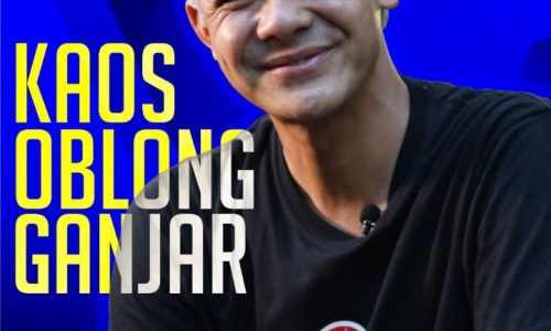 Kaos Oblong GANJAR, Bukti kesederhanaan dan pemimpin merakyat