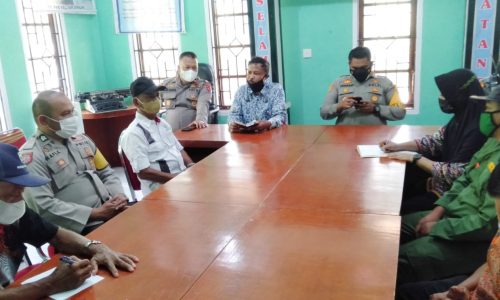 Memutus Mata Rantai Pandemi Covid 19 Di Desa dan Kelurahan, Kapolres Kota Sawahlunto AKBP, Ricardo Condrat Yusuf  Gelar Sosialisasi Vaksinasi.