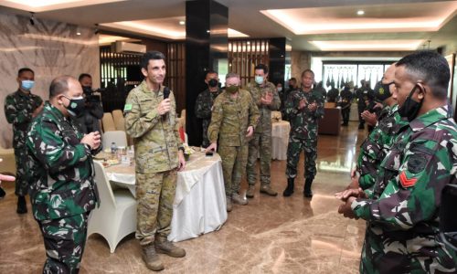 Pangdam Jaya Terima Kunjungan Kehormatan Panglima Divisi 1 AD Australia