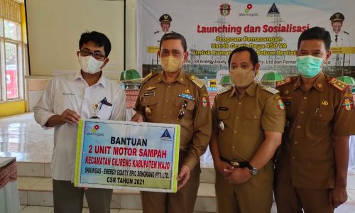 Bupati Wajo Terima Bantuan Paket Listrik Gratis dan Beasiswa dari PT EEES.