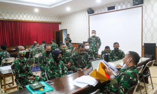 Tim Current Audit Itjenad Kunjungi Korem 071/Wijayakusuma.