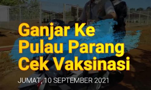 Ke Pulau Parang Cek Vaksinasi, Warga ke Ganjar; Sejak Indonesia Merdeka Baru Bapak yang Berkunjung ke Sini