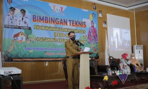 Bupati Way Kanan Hadiri Pembukaan Bimtek PAUD – HI Tahun 2021