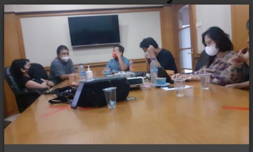 Rapat Koordinasi Seknas Jokowi DPW DKI Jakarta Rencana Gelar Giat Vaksinasi di BKKBN Jakarta Timur