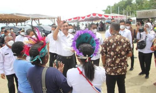 Empat Menteri Kebinet Presiden Jokowi Lakukan Kunker ke Biak, Bukti Bupati Biak Proaktif Serap Aspirasi Masyarakat