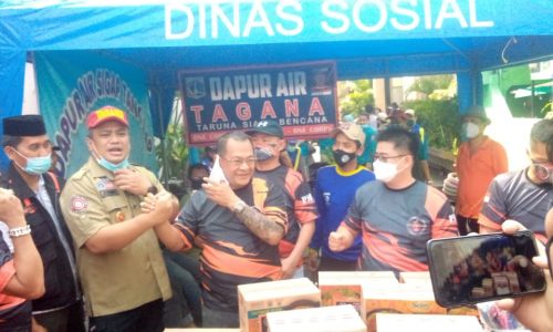 PMKS Peduli terhadap Korban Si Jago Merah di Krendang Tambora Jakbar