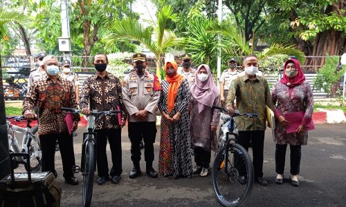 Kapolsek Senen Pimpin Pelepasan Purna Bhakti Tiga Anggotanya