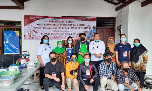 Tingkatkan Kewirausahaan Mandiri, Bapas Jakarta Barat Gelar Pelatihan Tata Boga Bekerja Sama dengan Yayasan Dewi Sekar Wangi