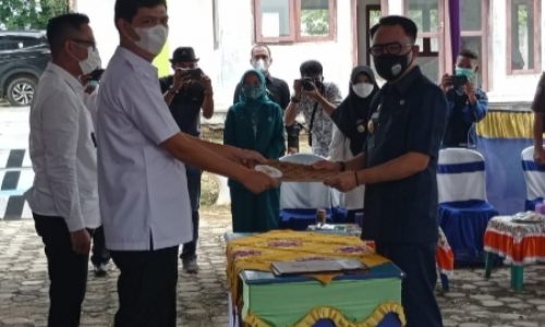Bupati Way Kanan Adipati Surya Menghadiri Sertijab Camat Bumi Agung