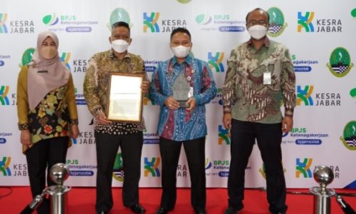 Provinsi Jawa Barat Kembali Menganugerahi Penghargaan Paritrana 2020 Untuk kota Depok