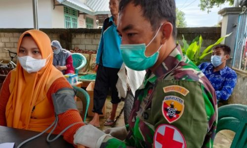 Tim Gabungan Tanpa Kenal Lelah Terus Gelar Pelayanan Vaksinasi Di Wilayah Kabupaten Sumbawa Barat