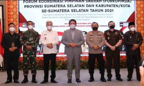Pangdam II/Sriwijaya Rakor Bersama Forkopimda Sumsel Bahas Percepatan Penanganan Covid -19 Dan Pemulihan Ekonomi