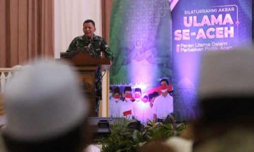 Hadiri Acara Silaturahmi Ulama se-Aceh, Ini Yang Disampaikan Pangdam IM