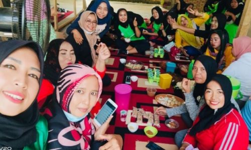Pimpinan Cabang Perempuan Bangsa PKB Way Kanan Adakan Roadshow Senam Bersama Beberapa PAC Perempuan Bangsa