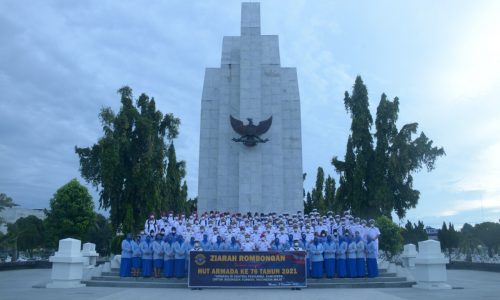 Jelang Hari Armada RI Ke-76, Danlantamal I Pimpin Ziarah Ke TMP Bukit Barisan