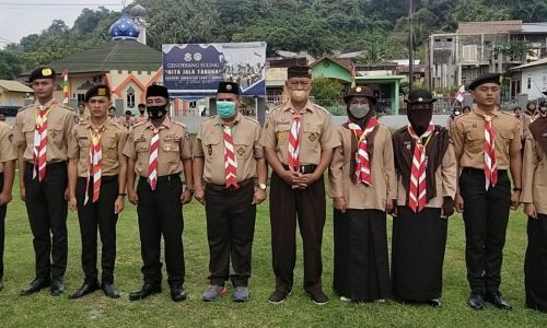 TNI AL Lanal Sabang Hadiri Penutupan Aceh Rover Week III Gerakan Pramuka Kwarda Aceh Tahun 2021