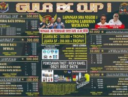 Gunung Labuhan Menggelar Kontes Burung Berkicau ( GULA BC CUP 1 )