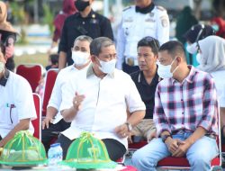 Bupati Wajo Resmikan Kawasan UMKM di Taman Callaccu Sengkang