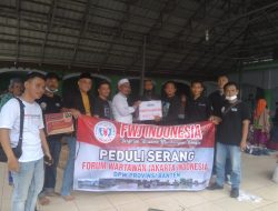 FWJ INDONESIA DPW Banten Salurkan Bantuan Bencana Banjir Serang Banten