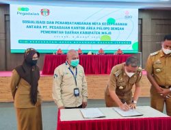 Pemkab Wajo Teken MoU dengan Pegadaian Kantor Area Palopo