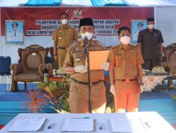 Giliran Anggota BPD di Pammana dan Sabbangparu Dilantik Bupati Wajo