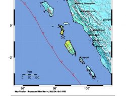 Guncangan Gempa (M)6,7 Dirasakan Kuat Warga Kabupaten Nias Selatan