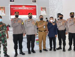 Peninjauan Pelaksanaan Kegiatan Vaksinasi Polri Presisi kolaborasi bersama Mahasiswa, BEM dan OKP