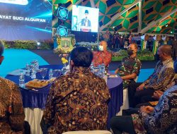 Anggota Polsek lakukan Pengamanan peresmian Fly over/jembatan ARIA WANGSAKARA
