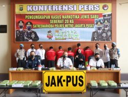 Polres Jakpus Ungkap Sabu 20 Kg di dalam Sound System Mobil