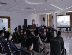 Bupati Beserta Forkopimda Way Kanan Ikuti Kegiatan HUT Lampung ke 58 Secara Daring