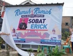 Dorong Kolaborasi Bangun Bangsa , Sobat Erick Resmikan Rumah Ramah
