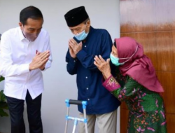 Buya Syafi’i di Jenguk Presiden Jokowi