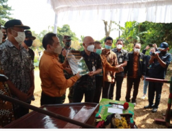 Bupati Jepara Resmikan Pemugaran Makam Tunggul Wulung Pada Kegiatan Napak Tilas Pewarna Indonesia