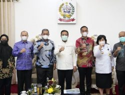 Hari Jadi Wajo ke-623, Bupati-Wabup dan Ketua DPRD Temui Plt Gubernur Sul Sel.