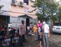 Berikan Rasa Aman Umat Kristiani Saat Ibadah Minggu Pagi, Patroli Polsek Pasar Kemis Sambangi Gereja