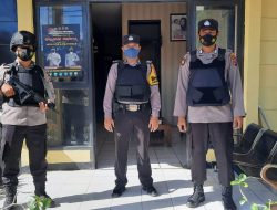 Tingkatkan Keamanan Polsek Taktakan Polres Serkot Laksanakan Sispam Mako Pagi Hari