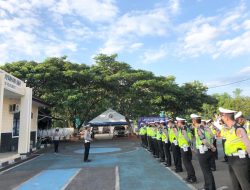 Satlantas Polres Serkot, Laksanakan Apel Pagi di Hari ke-3 di Bulan Ramadhan