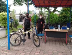 Samapta Polresta Tangerang Gelar Patroli Bersepeda, Cara Efektif Disiplin Prokes