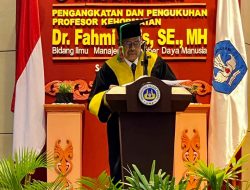 Dikukuhkan Sebagai Guru Besar, Fahmi Idris Tawarkan Solusi Atasi Krisis Global Akibat Perilaku Perusahaan